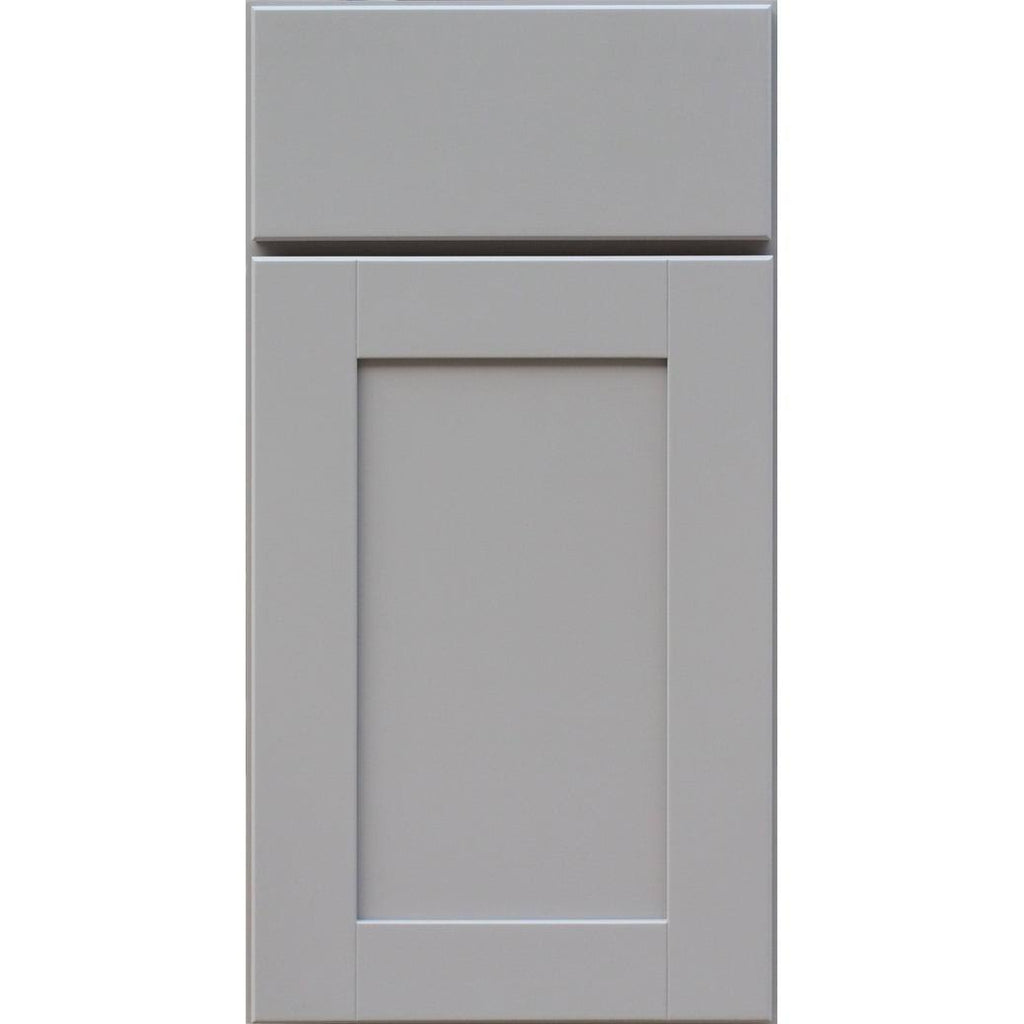Dove Gray Single Door Base Cabinet with Dovetail Drawer H452542