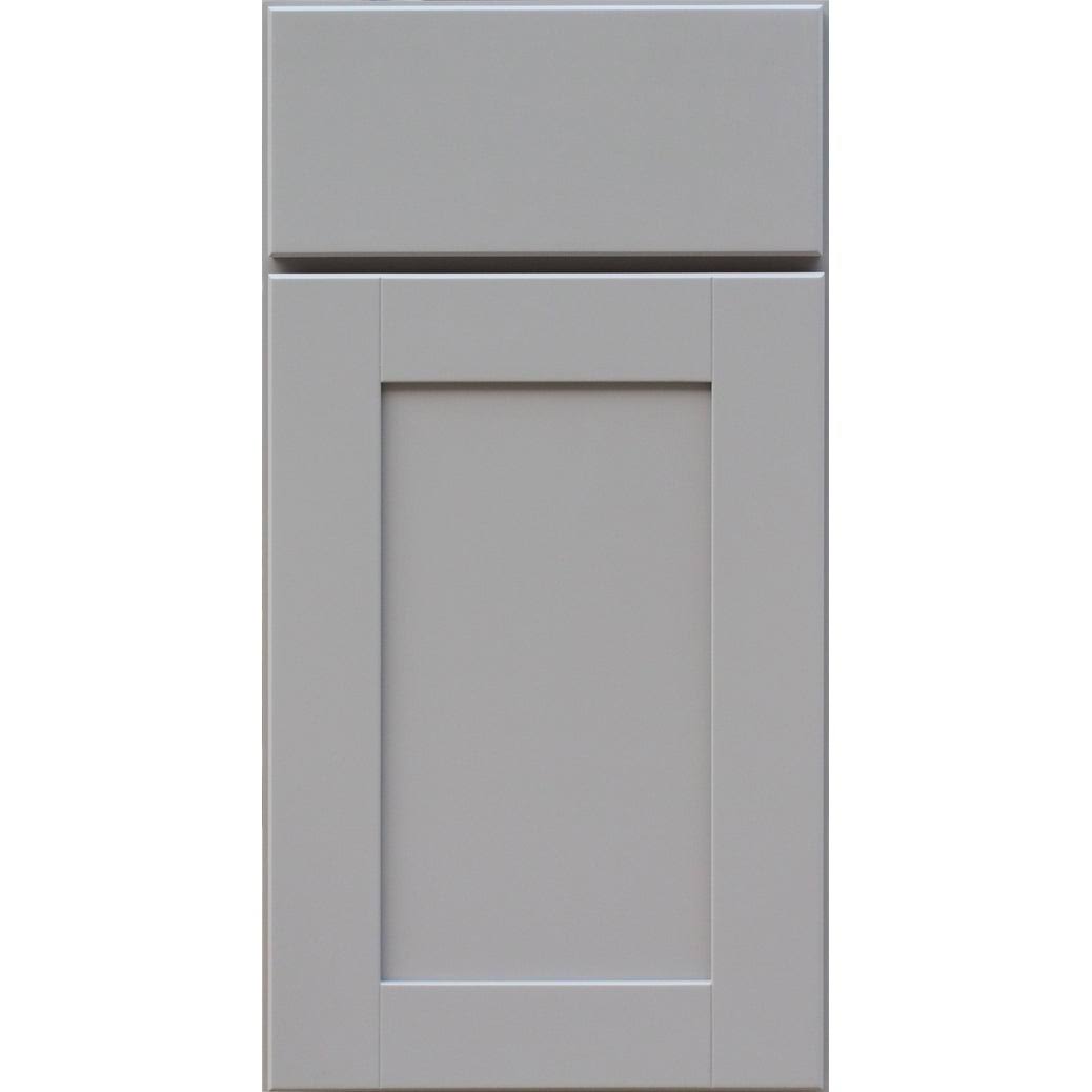 Dove Gray Single Door Base Cabinet with Dovetail Drawer H452542