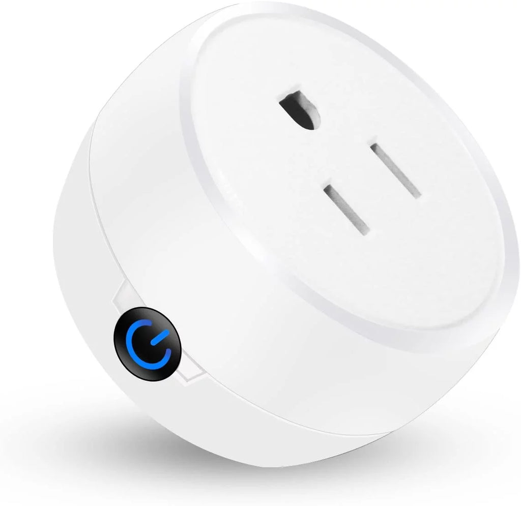 Mini Wifi Smart Plug Compatible with Alexa Google Home Smart Socket 1 Pack H59337