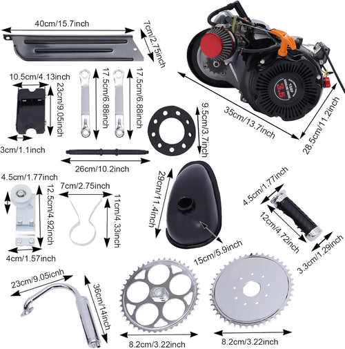 100CC 4 Stroke Gasoline Bicycle Engine Kit K97242
