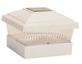 White 4 x Solar Power Post Cap Light V269