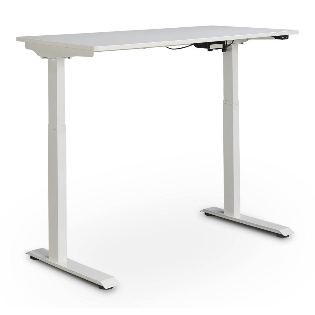 White Electric Height Adjustable Standing Desk Q513