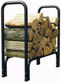 Black 2-ft. Log Rack M7325