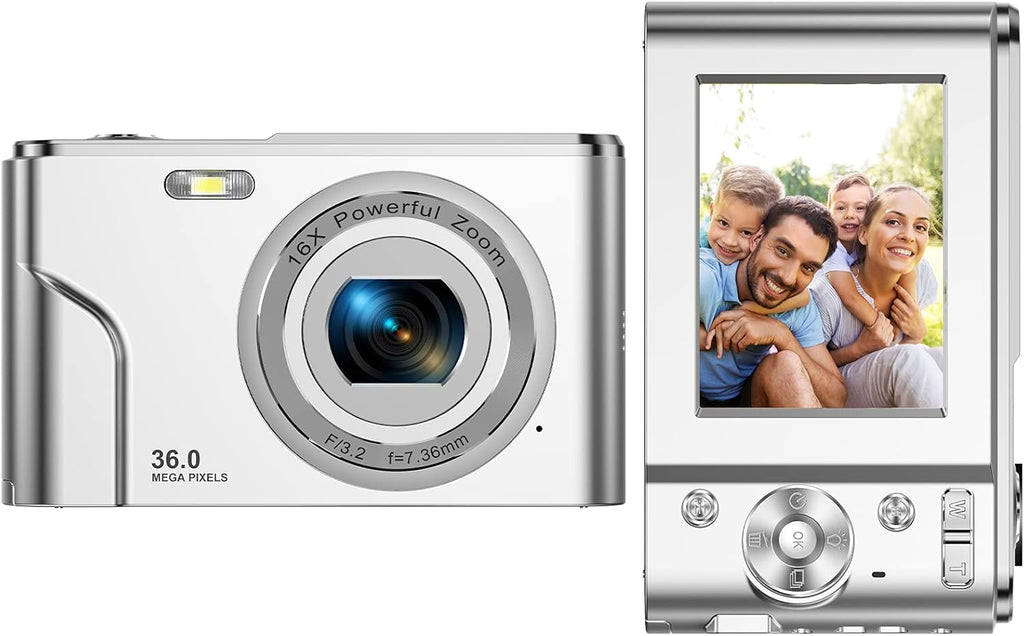 Black 36MP FHD 1080P Mini Digital Camera with 16X Digital Zoom U612