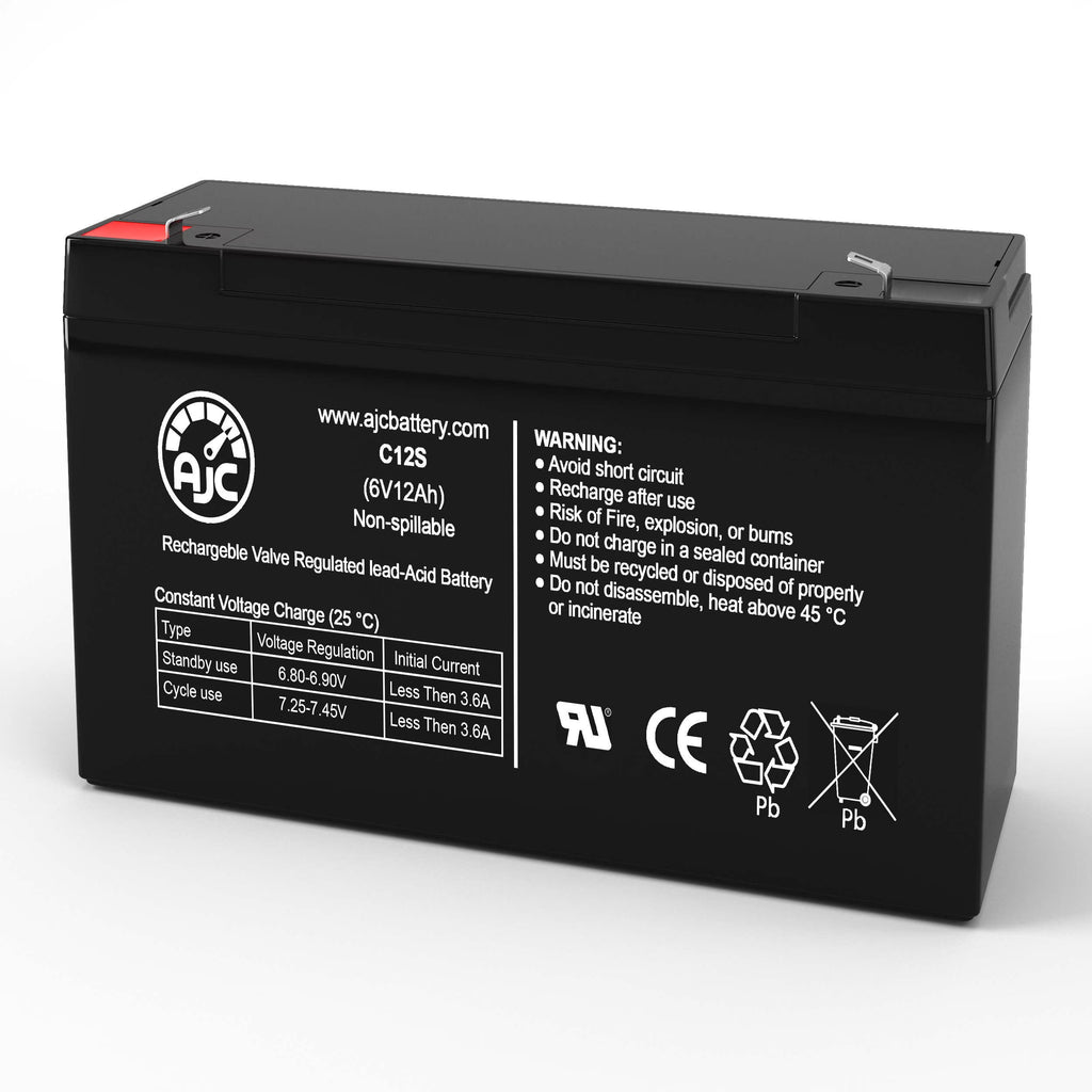 6V 12Ah Ride-On Toy Battery O269