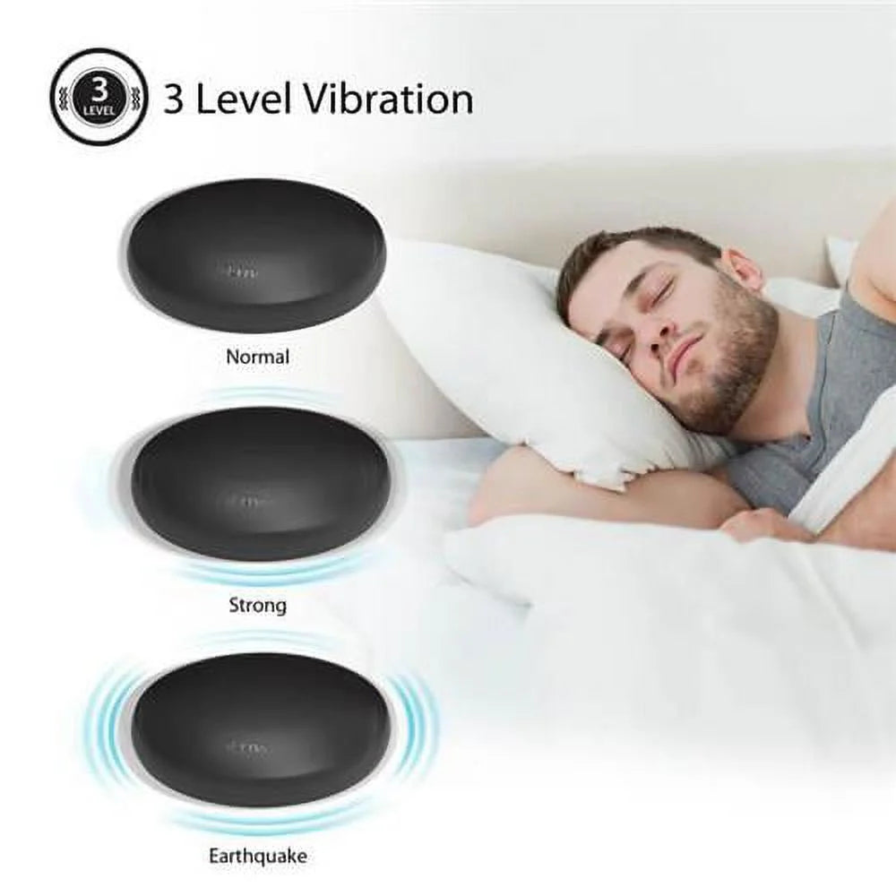 Jumbo LED Dual Alarm Clock with Wired Bed Shaker X64788