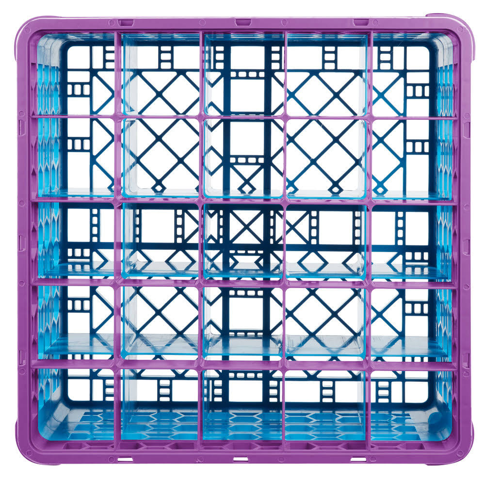 25 Compartment Lavender Glass Rack with 4 Extenders A1468