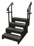Black 4 Tread Spa Steps R189