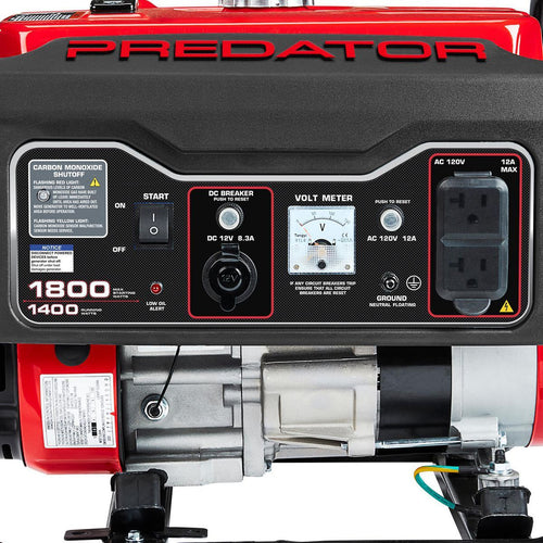 1800 Watt Gas-Powered Portable Generator U3869