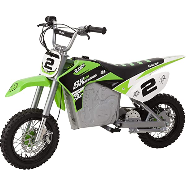 Yellow Electric Motocross Off-Road Bike W59191
