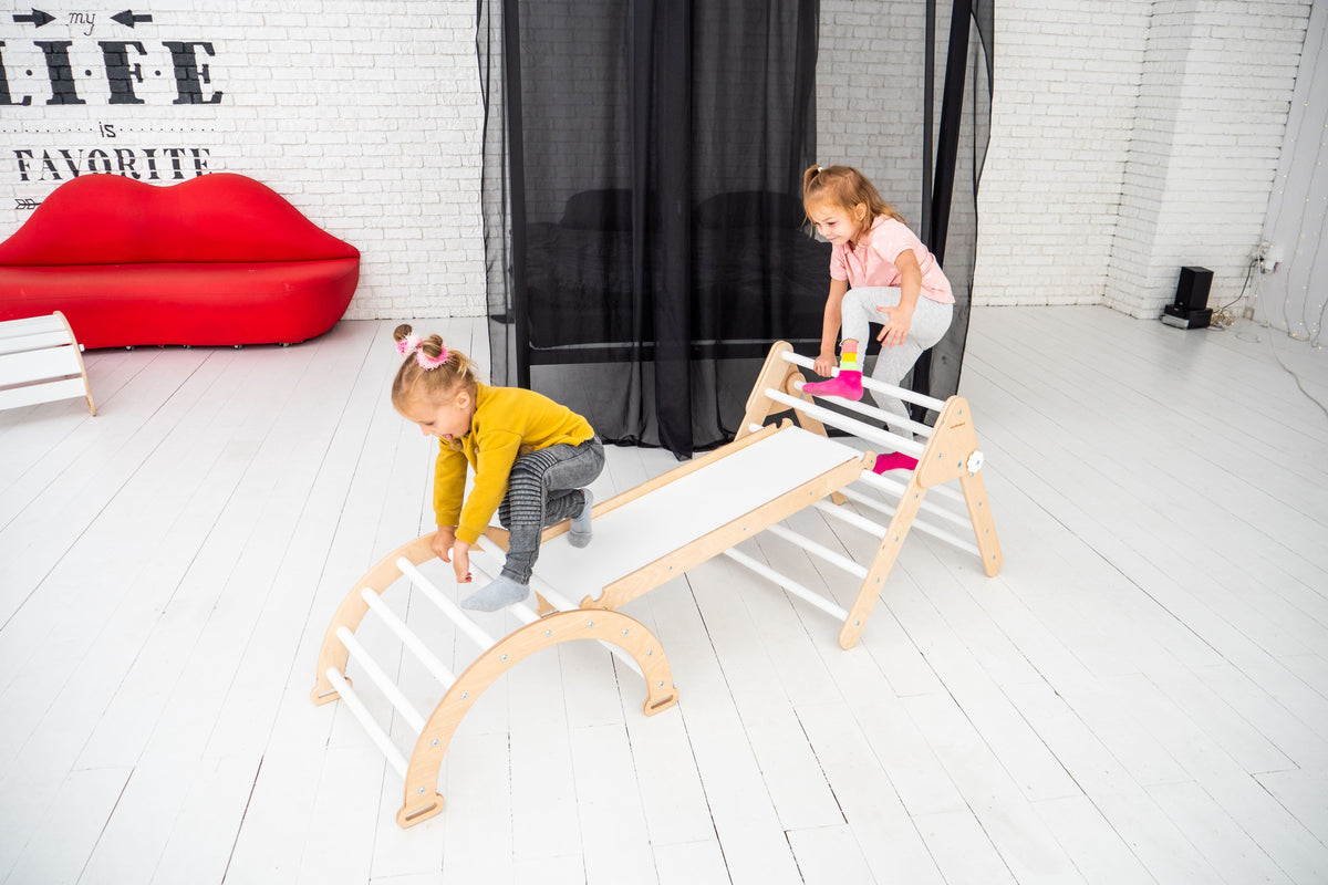 Montessori Climbing Set Wooden Toy Baby Gym A877504