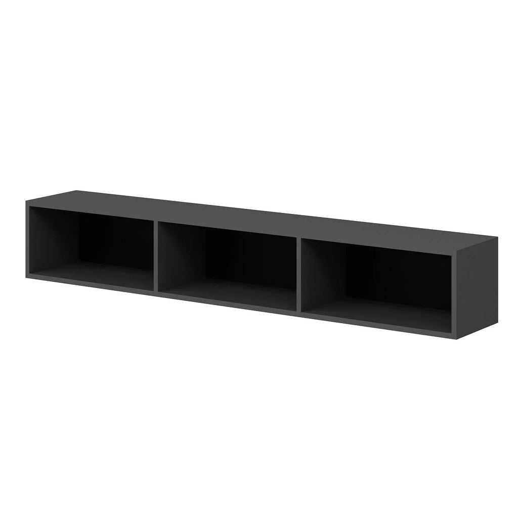Hanging Tv Unit with Decor Panel Anthracite A480
