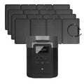 Portable Power Station and 4 x Portable Solar Panel Y857494
