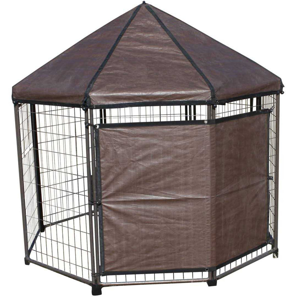 Dog Kennel Sun Shade Pet Gazebo R12386