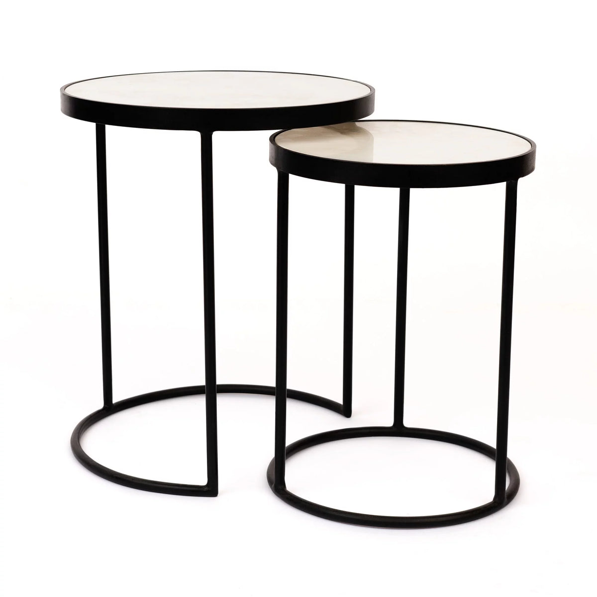 Round Marble Nesting Tables I387