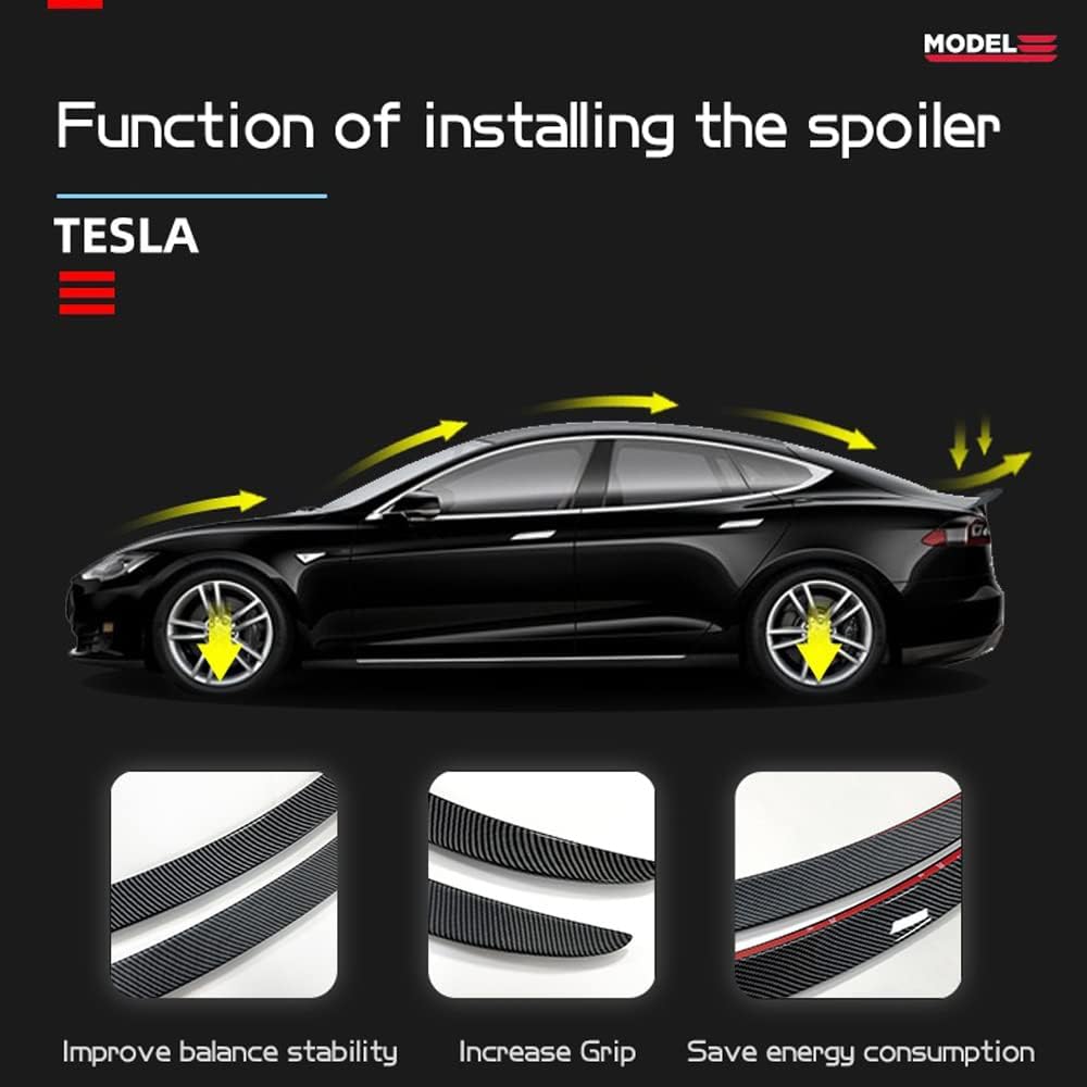 Real Carbon Fiber Rear Trunk Spoiler F706475