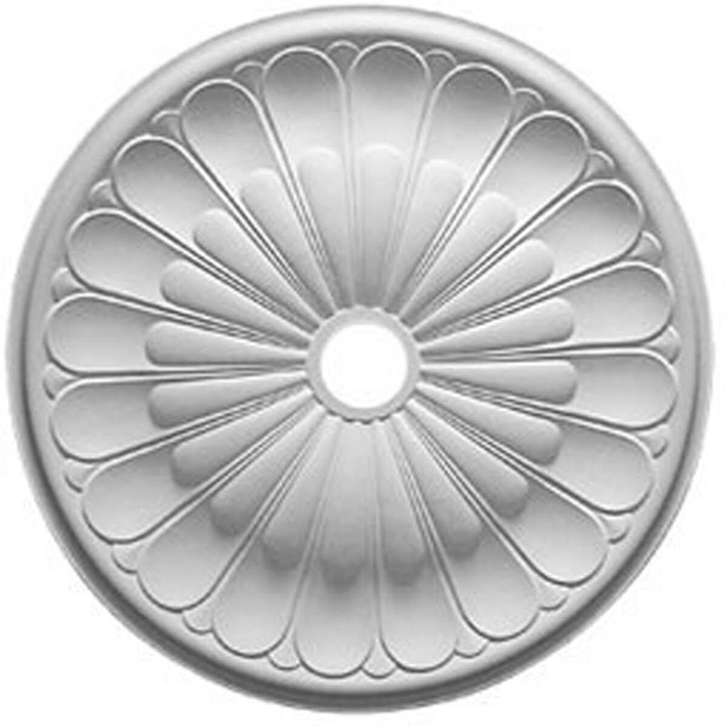 31 5/8x22OD x 3 5/8x22ID x 1 7/8x22P Ceiling Medallion Pearl White K3272