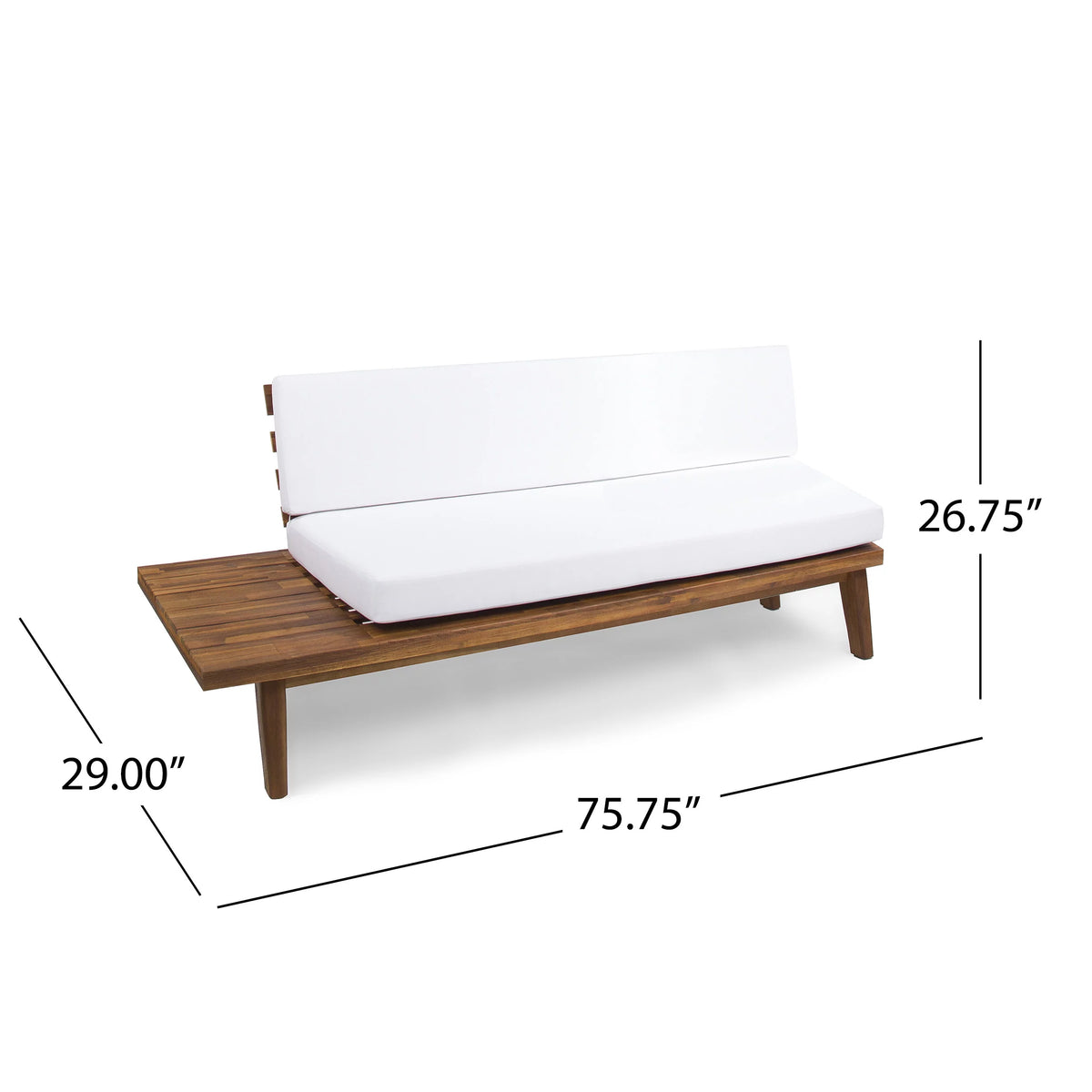Acacia Wood Left Sided Sofa J965312