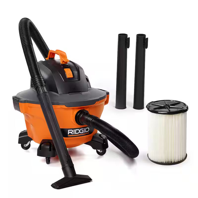 6 Gallon Wet/Dry Shop Vacuum with Hose and Accessories N73828