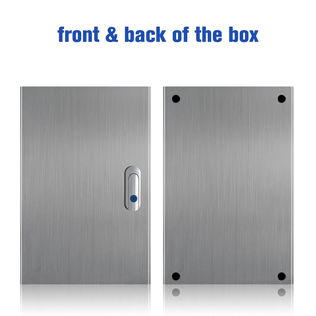 201 Stainless Steel IP65 Waterproof Junction Box with Lock N7945