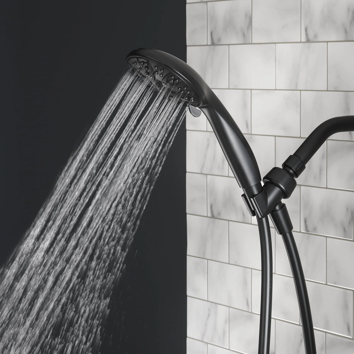 Handheld Shower Head Matte Black Y806