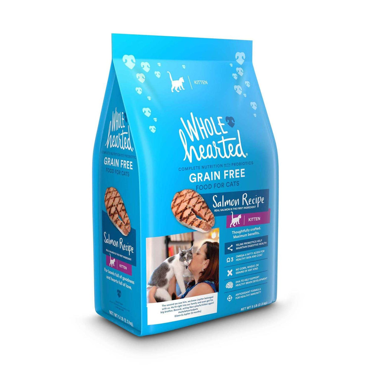 Grain Free Salmon Recipe Dry Kitten Food N2067