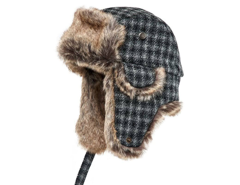 Gray Houndstooth Cap O450678