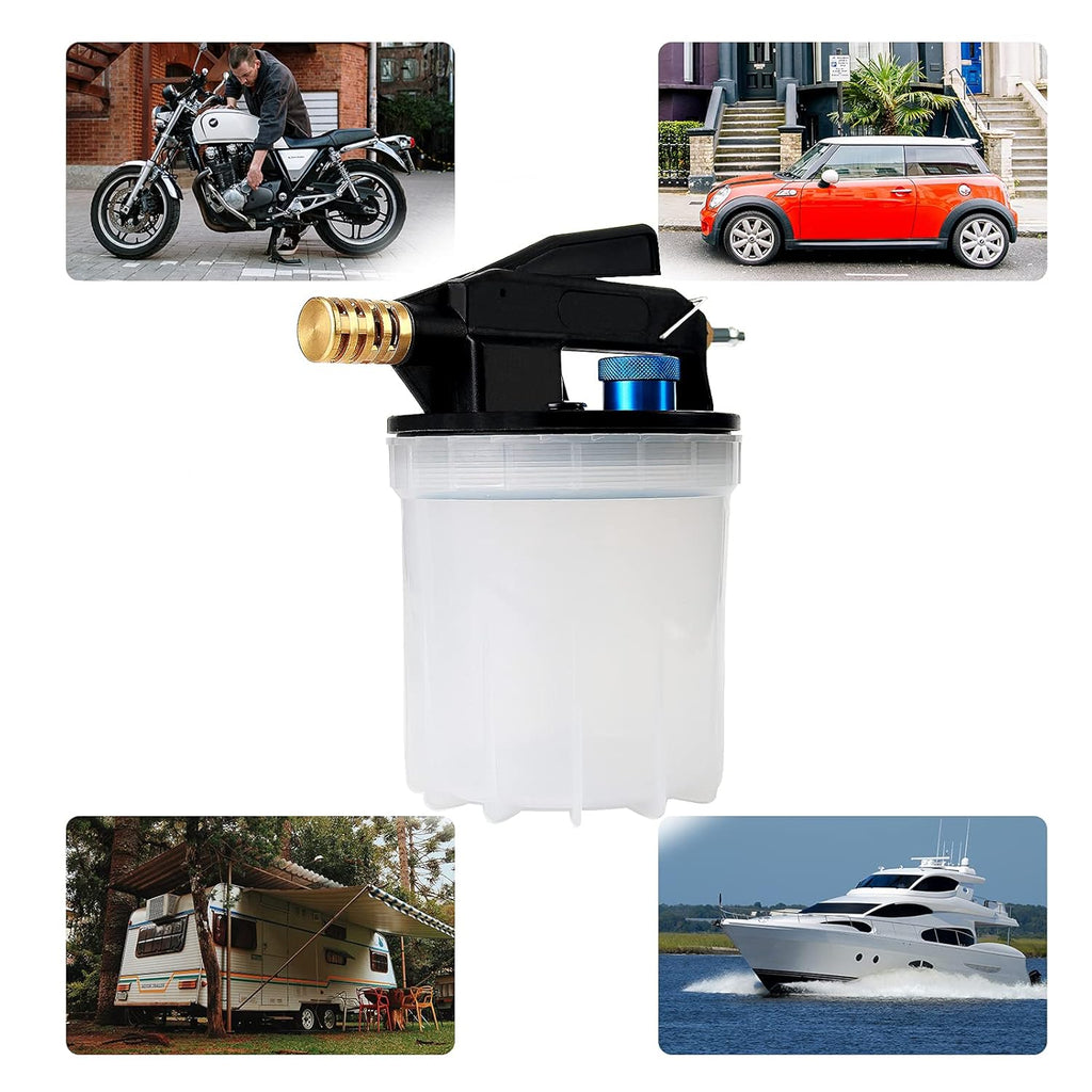 2L Vacuum Brake Bleeder Kit with 2L Brake Fluid Extractor and 1L Refilling Bottle, Two Silicon Hoses Z3564