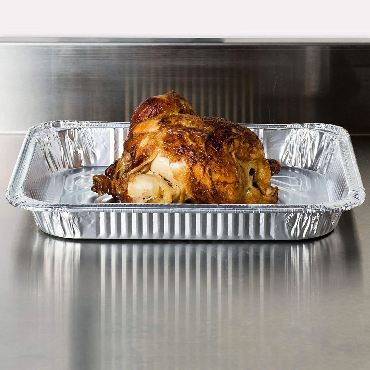 Aluminum Foil Steam Roaster Pans Full Size Deep 30 T969