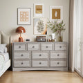 White 10 Drawer Dresser L90316