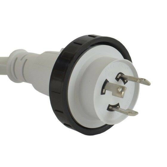 30 Amp Marine Shore Power Cordset with Light Indicator, 50-Feet O15441