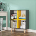 2-Tier Open Shelf Wood Bookcase R209