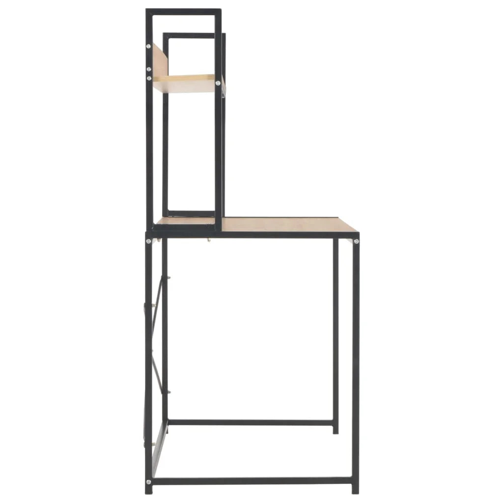 Black and Oak Computer Desk E321398