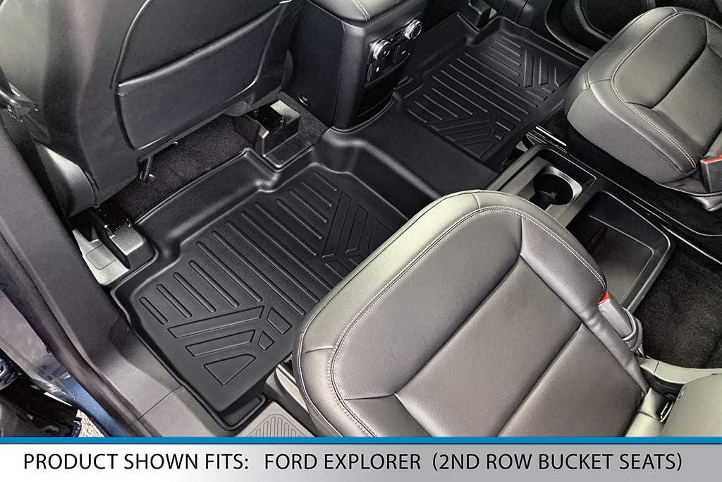 Black 3 Row Floor Mats and Cargo Liner Set J737