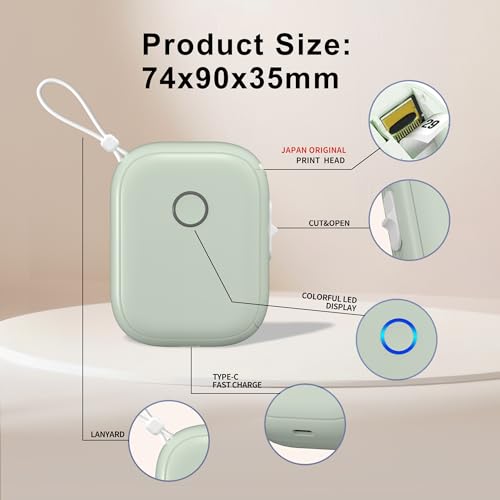 Mini Bluetooth Thermal Label Printer C4734