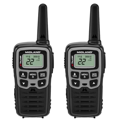 Black/Orange FRS Two Way Radio 2 Pack D829381