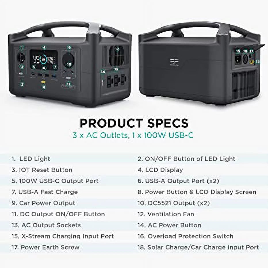 Portable Solar Generator Power Station R6068