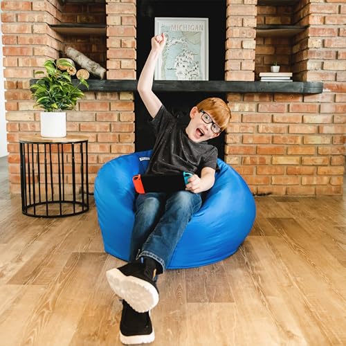 Classic Bean Bag Chair, Sapphire Smartmax, 2 feet Round V309