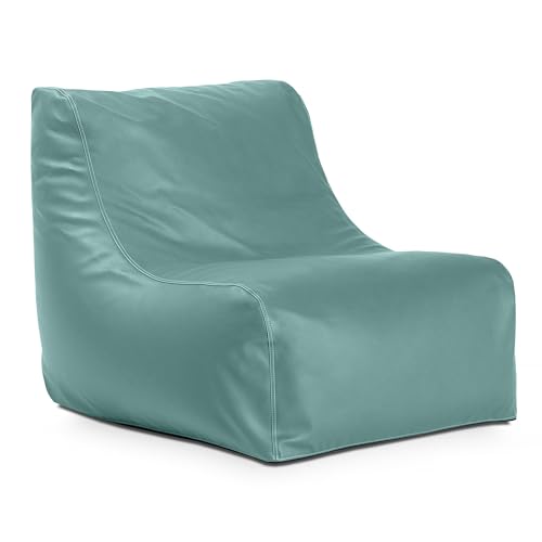Black & White Stripes Outdoor Bean Bag Chair L36628