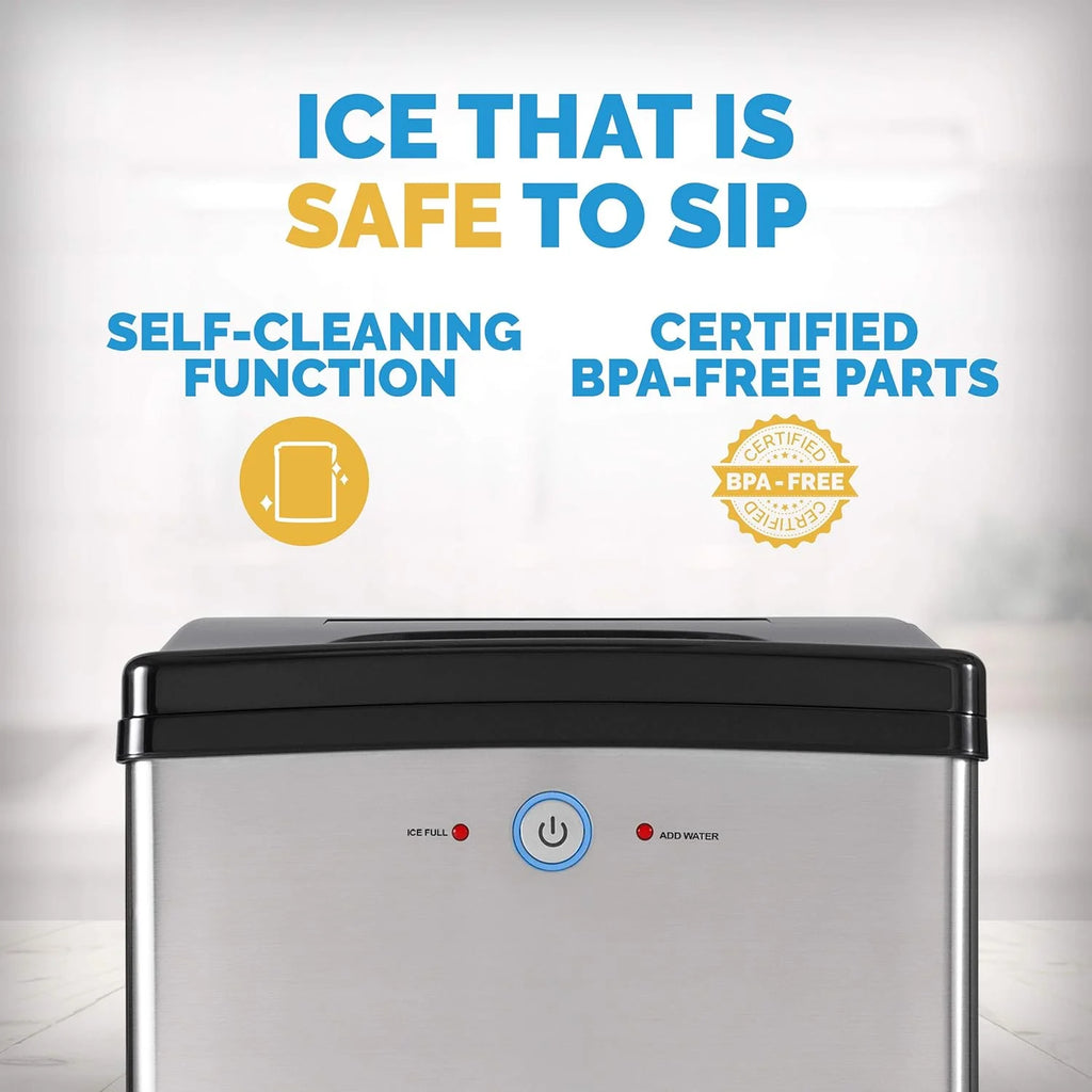 Black Silver Nugget Ice Maker Y855643