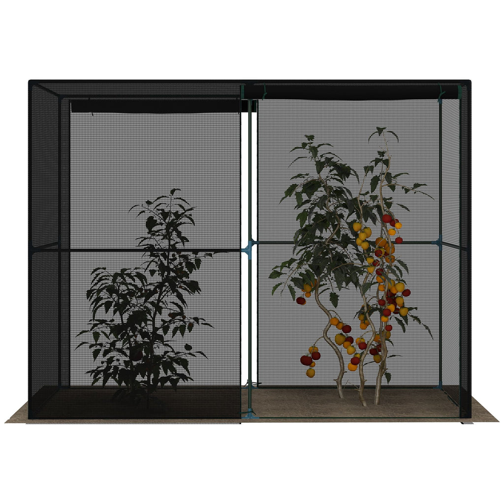 Outdoor Walk-in Crop Cage with HDPE Cover R3667