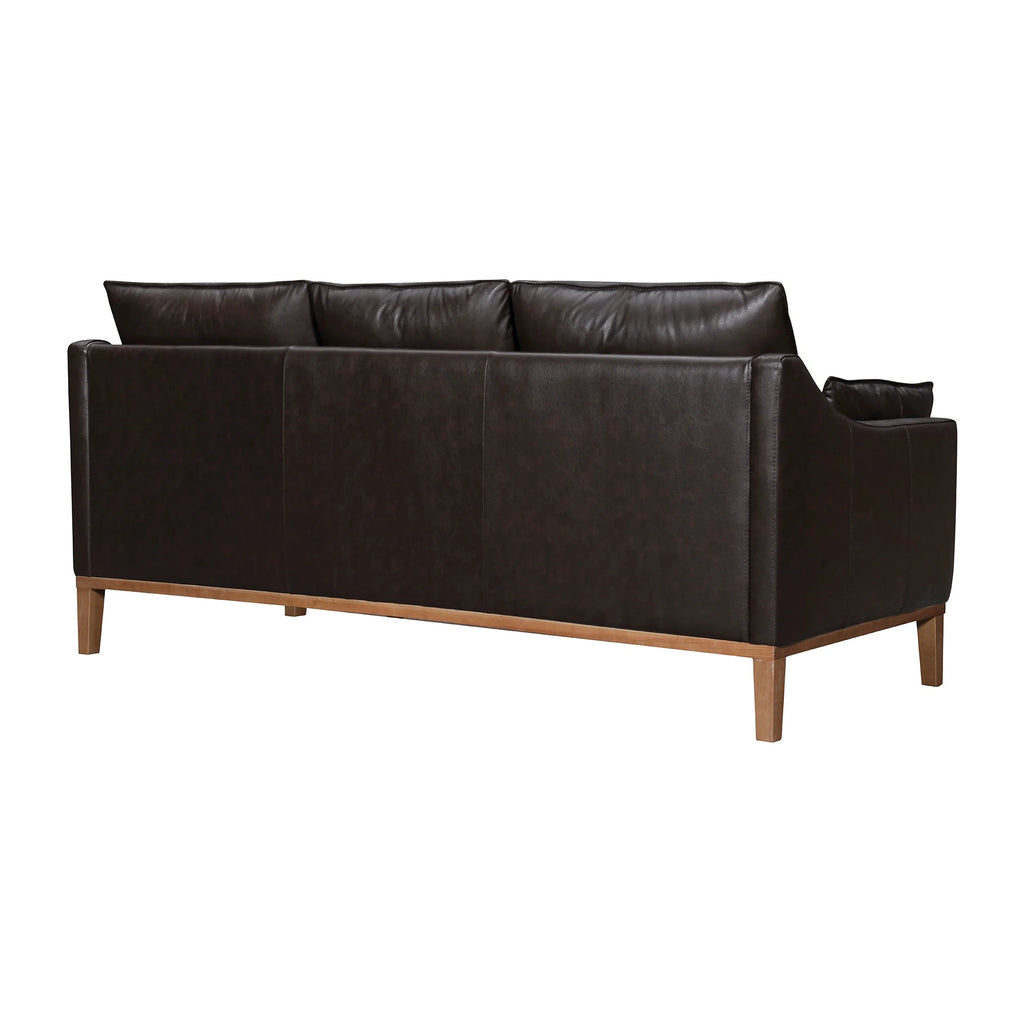 Dark Brown Leather Sofa O608874