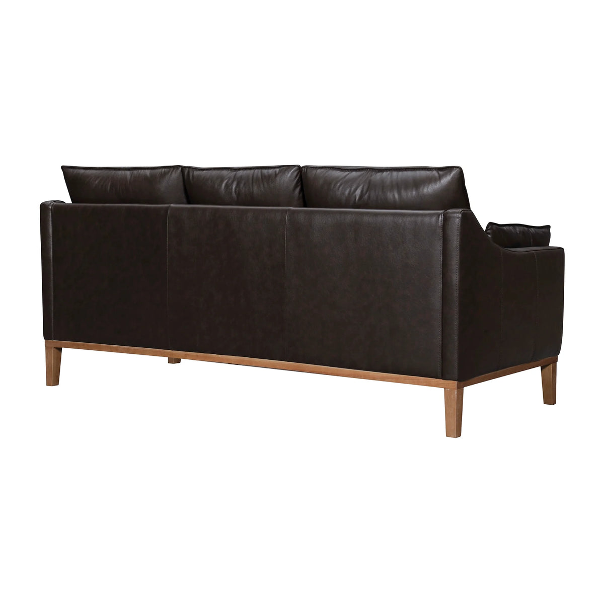 Dark Brown Leather Sofa O608874