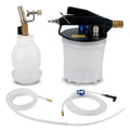 2L Vacuum Brake Bleeder Kit with 2L Brake Fluid Extractor and 1L Refilling Bottle, Two Silicon Hoses Z3564