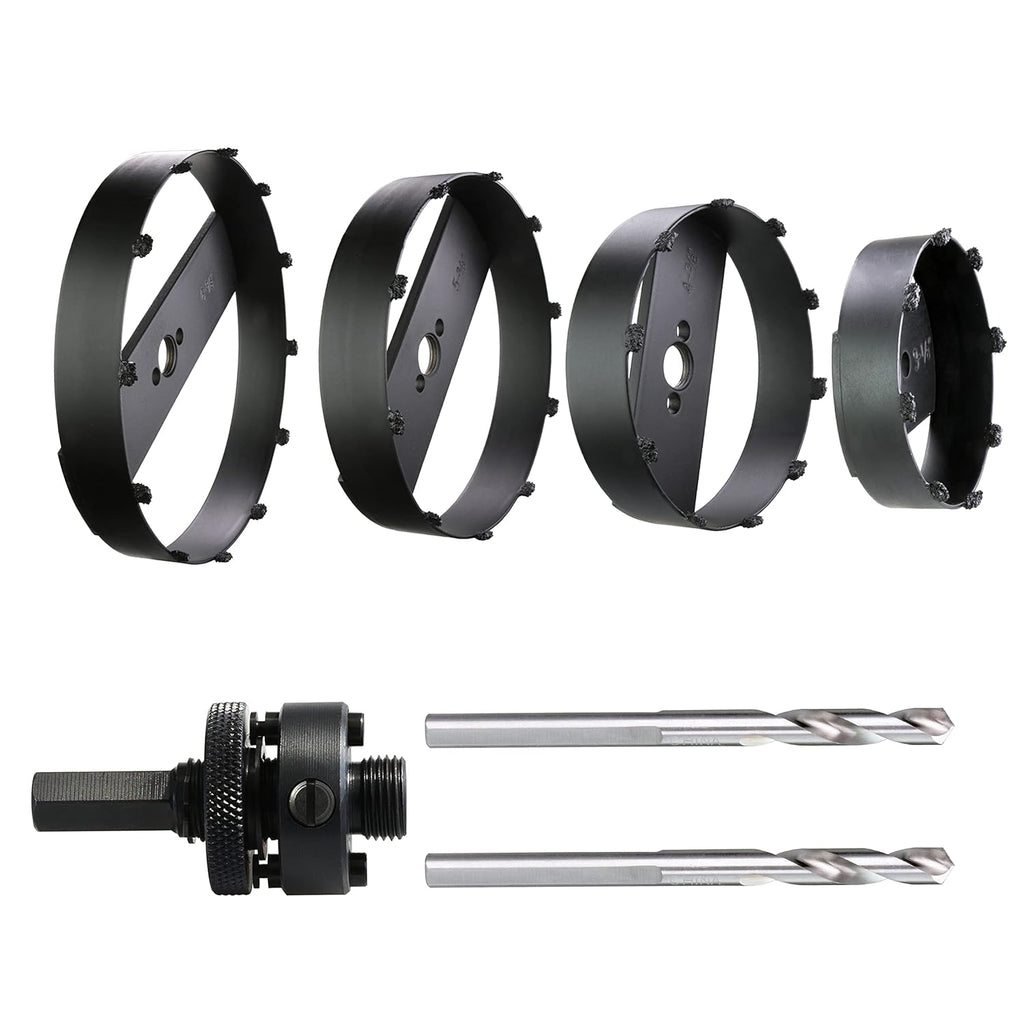 Carbide Grit Hole Saw with Arbor Pack of 2 X30758