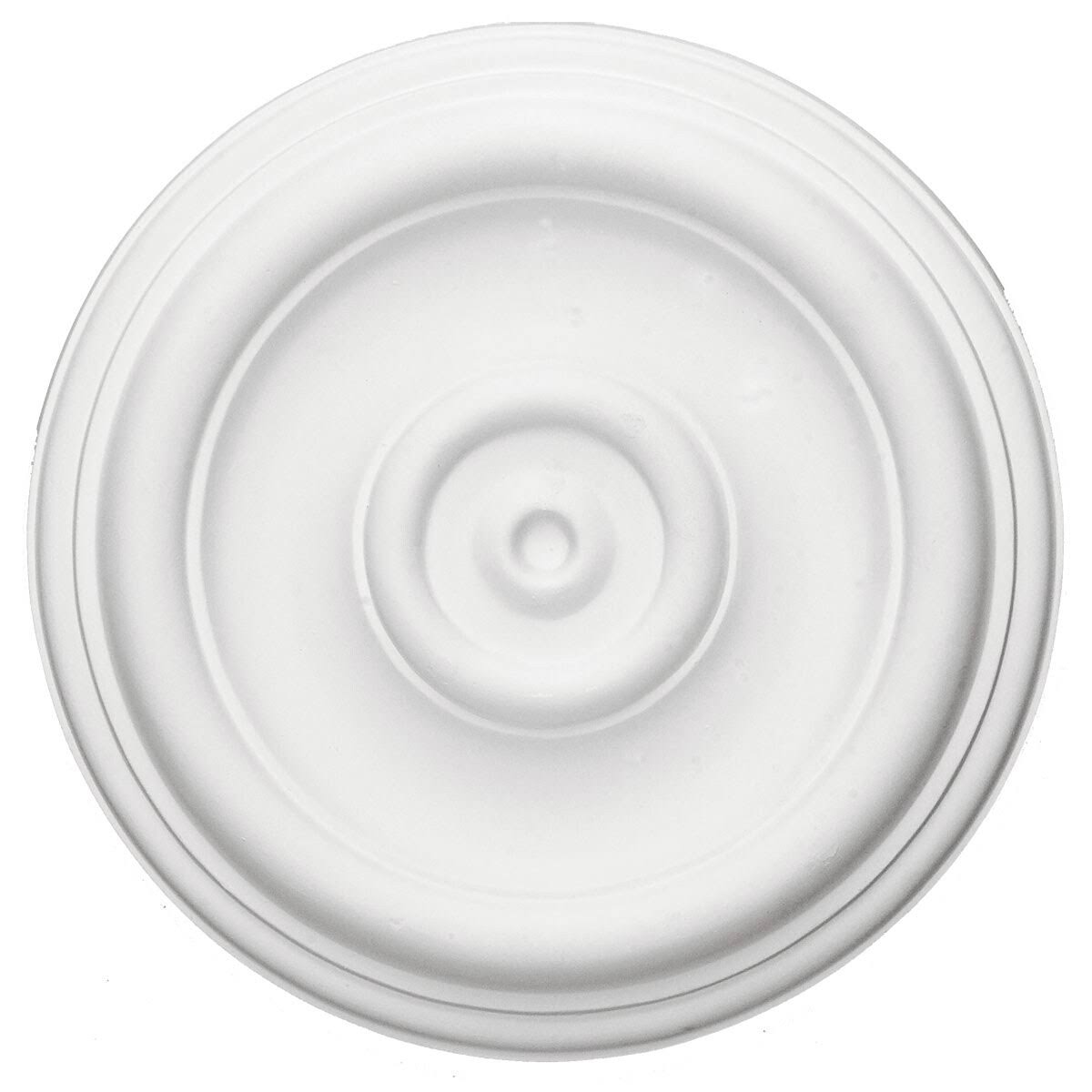 12x22OD x 1x22P Hand-Painted Pewter Ceiling Medallion D897366