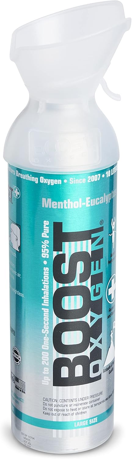 4 Pack Large 10L Natural Portable Pure Oxygen Canister W497478