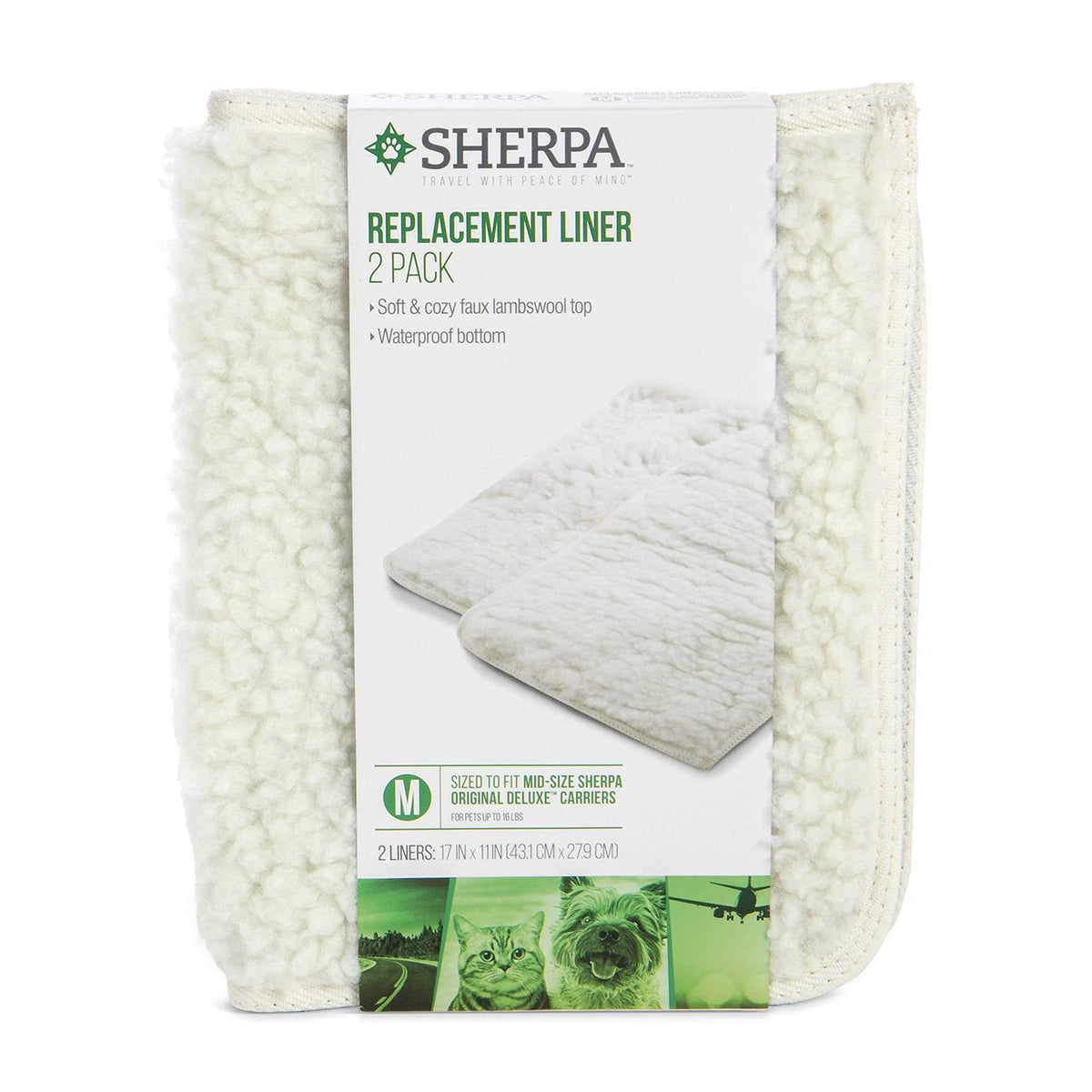 Sherpa Replacement Liners for Pet Carriers C314