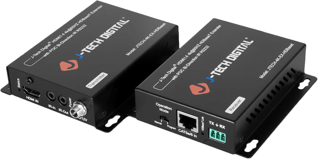 4K USB KVM HDMI Extender Over Cat6/6a/7 Ethernet up to 328 FT J4839