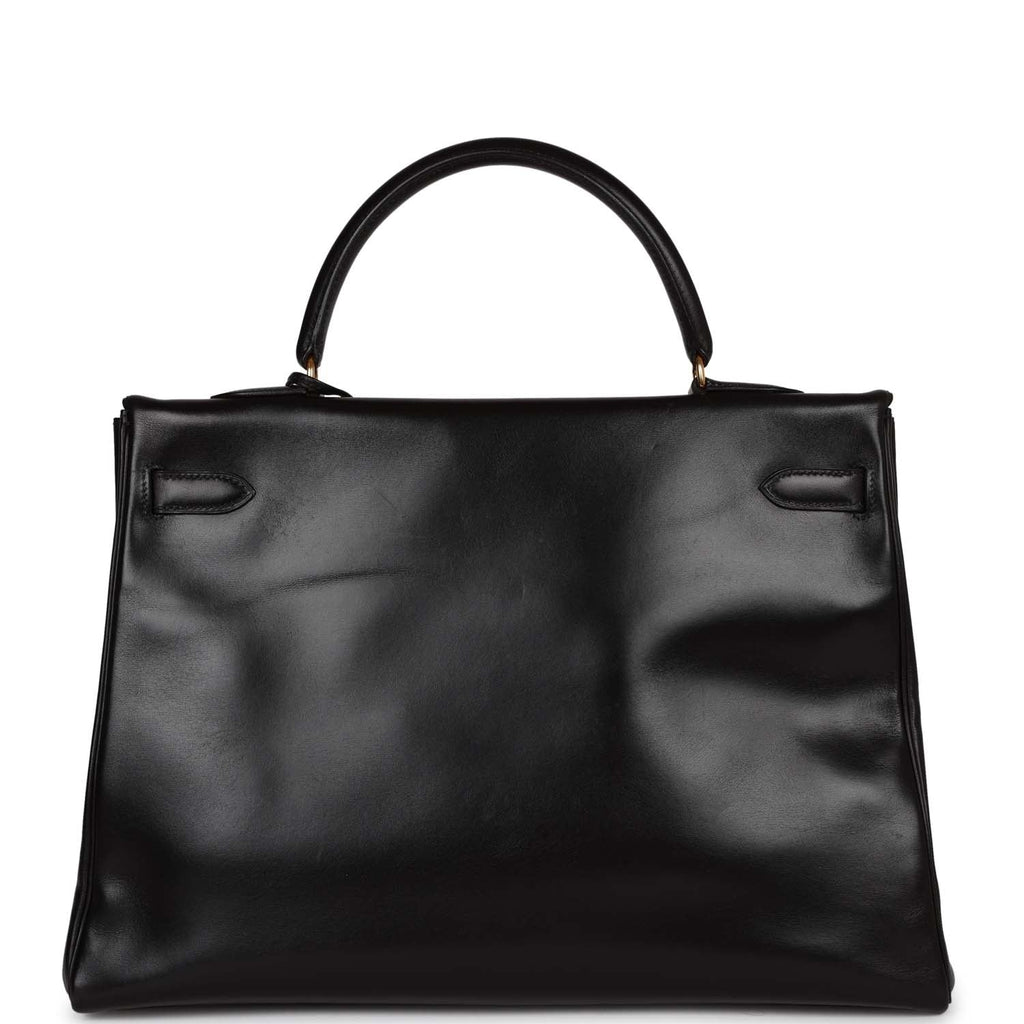 Black Leather Handbag K4535